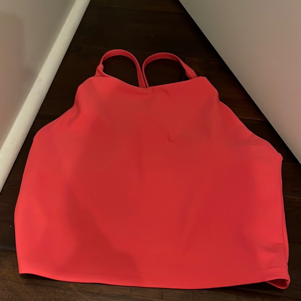 pink gym top